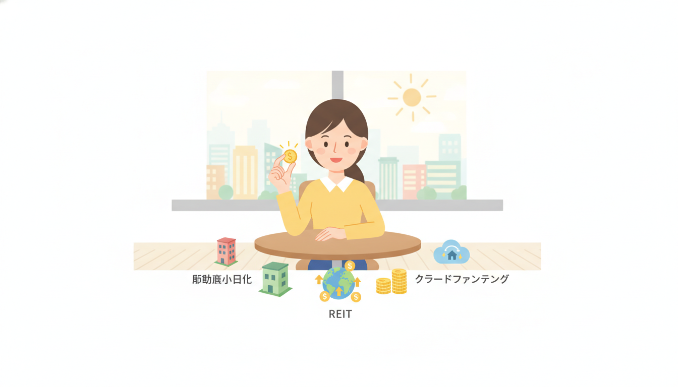 1. 少額（1万円）から始められる不動産投資は4種類